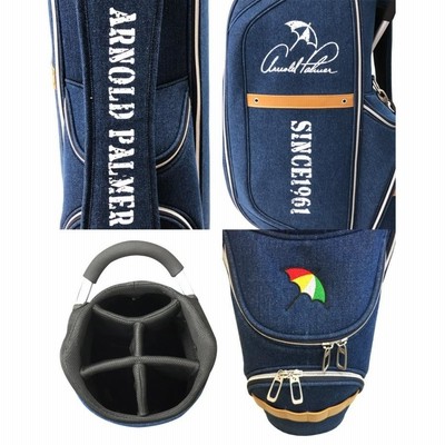 アーノルドパーマー キャディバッグ APCB-14F 9.0型 デニム 生地