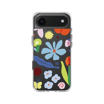 iPhone Air Clear Case（相機按鈕） 透明 - Dee Chu 朱緹 - 園丁剪貼簿・花園
