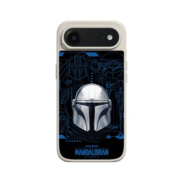 iPhone Air SolidX 貝殼灰 - Star Wars - The Mandalorian - 曼達洛人 - 曼達洛人頭盔