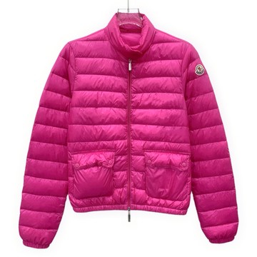 (M) moncler質感羽絨lans系列 拉鍊粉色外套