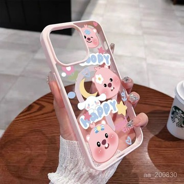 ✨限時下殺✨露比磁吸適用蘋果16手機殻12卡通11iPhone13透明殻14可愛15Promax