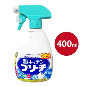Mitsuei廚房泡沫清潔劑 去油污 除異味 潔淨亮白 400ml 日本進口 溫和配方 多用途清潔劑 928福利社