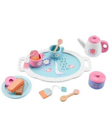 Toddler Wooden Tea & Cookie Set