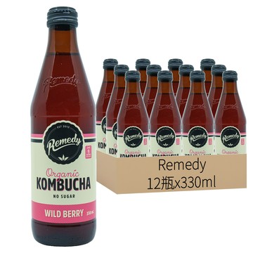 Remedy 澳式精釀康普茶 水蜜桃風味 甜美氣泡 (12瓶)  330ml