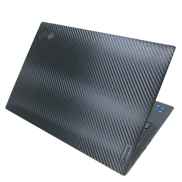 EZstick Lenovo ThinkPad X1C 9TH 黑色卡夢膜機身貼 (DIY包膜)
