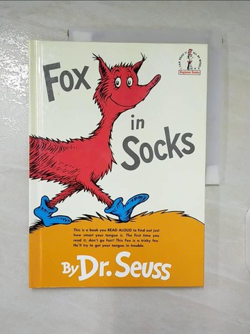 【書寶二手書T7／少年童書_Q1T】Fox in Socks_Dr.Seuss
