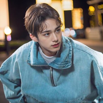 明星卓元沅同款男女韓劇卓沅南柱郝舉重妖精金福珠拉鏈立牛仔外套