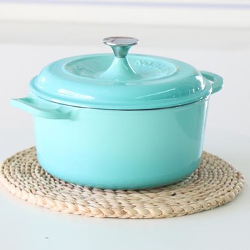 千樂歐公爵22cm燉鍋琺瑯鍋鑄鐵鍋燉煮鍋燜雙耳加高湯鍋搪瓷煲仔飯