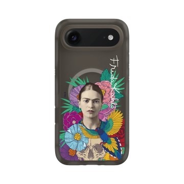 iPhone Air AirX 本質黑 - Frida Kahlo - 卡蘿與鸚鵡
