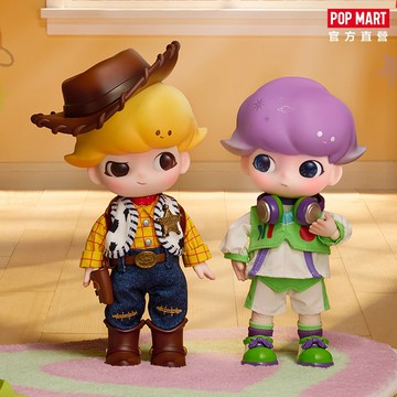 【POP MART 泡泡瑪特】DIMOO WORLD × 玩具總動員系列 1/8可動人偶盲盒(1入)  PIXAR皮克斯