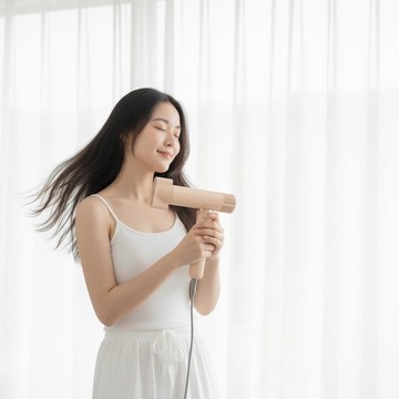 國際電壓輕巧負離子高速吹風機 咖啡牛奶