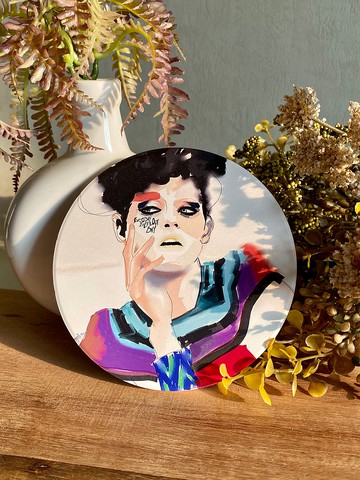 Everyday is chill out day 圓形 插畫 陶瓷杯墊 06