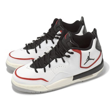 [ACS] Nike 休閒鞋 Jordan Courtside 23 GS 大童 女鞋 白 黑 紅 氣墊 復古 喬丹 HV1808-101