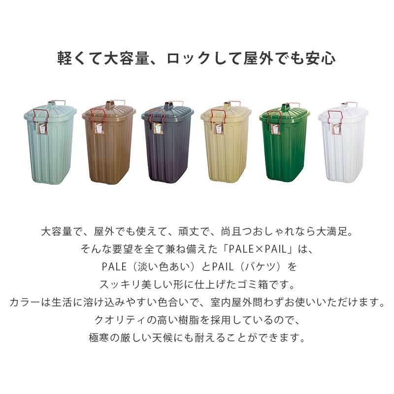 ゴミ箱 PALE×PAIL ふた付きゴミ箱 60L ごみ箱 SPICE スパイス ふた付き