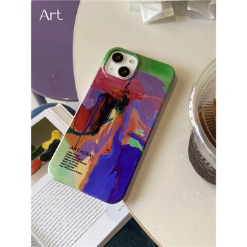 阿卡迪亞適用于三星S24Ultra藝術菲林硬殼S22+小眾設計S25Ultra半包s21+手機殼S23光面女款新款ins保護套S23U