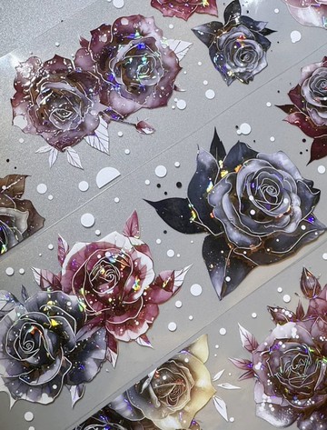 半落生香 PET 紙膠帶 貝殼光