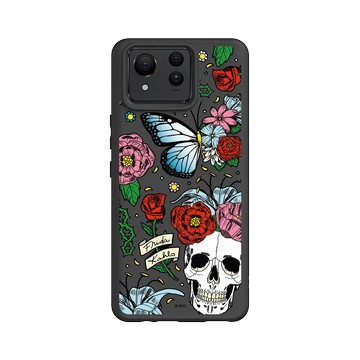 Zenfone 11 Ultra SolidSuit 黑 - Frida Kahlo - 花骨骷顱頭