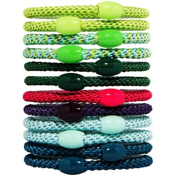 美國 L. Erickson 彈力髮圈-Dream World 細款髮圈 原裝12入 不咬髮 名牌髮圈＊夏日微風＊