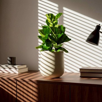 小葉琴葉榕仿水泥盆栽 桌上盆栽 塑膠盆器 開幕送禮 喬遷禮物