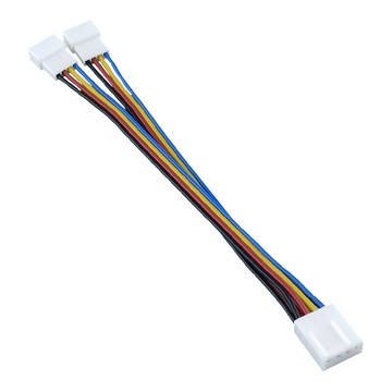 電腦主板4Pin轉PH2.0 4Pin一分二延長線顯卡4針PWM溫控風扇轉接線【宜家良品百貨】