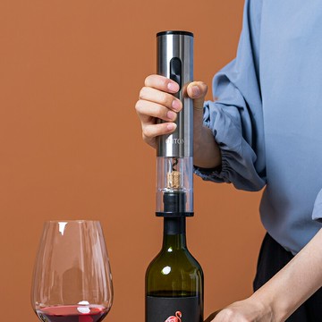 紅酒開瓶器 電動開酒器 家用開紅酒器 全自動不銹鋼啟瓶器起子【不二雜貨】