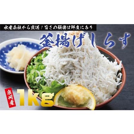 ふるさと納税 釜揚げしらす 合計 1kg（500g×2）  大阪府泉佐野市