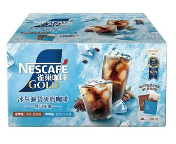 雀巢 金牌冰萃濾袋研磨咖啡 10 公克 X 40 包