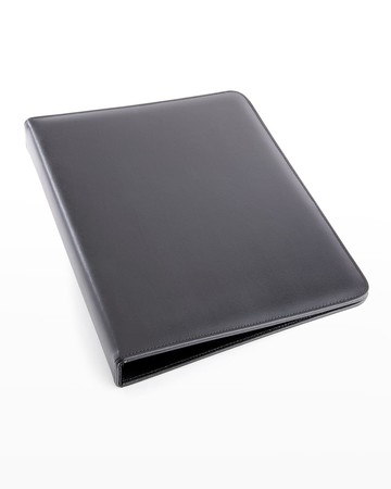 Personalized Leather 1" Ring Binder