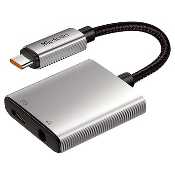 Mcdodo 麥多多 Type-C 3.5mm+C 轉接器 PD60W快充  1個