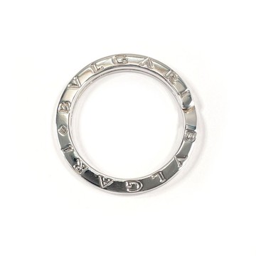【日本直送 中古美品】寶格麗 BVLGARI 鑰匙圈 吊飾 Logo 銀 925 拋光處理