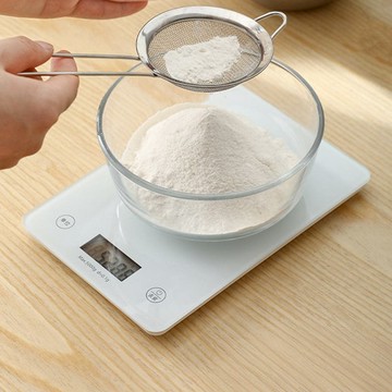 鋼化玻璃料理電子秤/食物秤(4號電池款) 單一規格