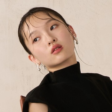Soft | 夜月漸層925純銀珍珠耳環