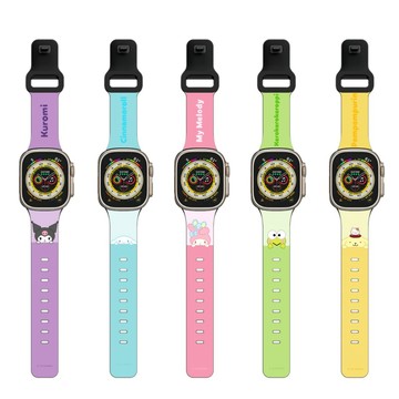 可愛三麗鷗錶帶 適用於APPLE WATCH 錶帶女 S11 10 9 8 7 6 5 4 3 2 1 SE 46mm