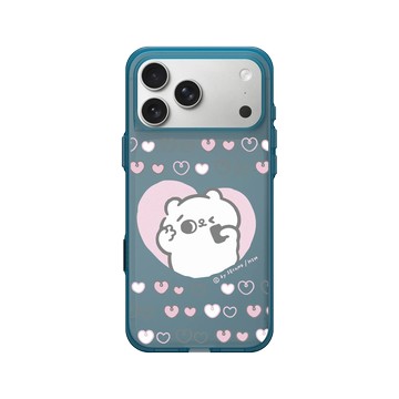 iPhone 17 Pro Max Clear (相機按鈕) 夜幕藍 - 爽爽貓 Song Song Meow by SECOND - 愛了愛了