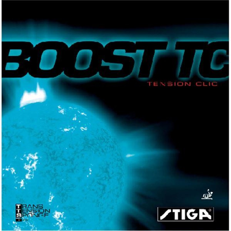 STIGA（スティガ） テンション系裏ソフトラバー BOOST TC（ブースト TC） ブラック 中厚〔代引不可〕 | LINEショッピング