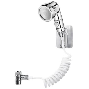 小麥購物 水龍頭一分二出水轉接組 L908 銀色  1個