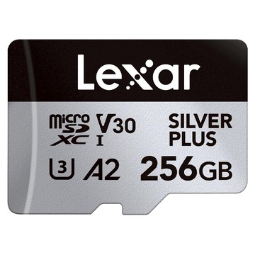 Lexar 雷克沙 Silver Plus MicroSDXC UHS-I(U3) A2 記憶卡  256GB  1個