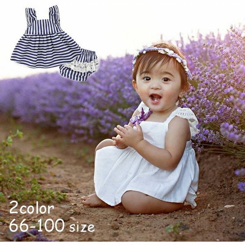 ベビードレス ワンピース チュニック オーバーパンツ ベビー 赤ちゃん 女の子 リボン付き 2点セット バックリボン ノースリーブ 袖なし レース フ 通販 Lineポイント最大0 5 Get Lineショッピング