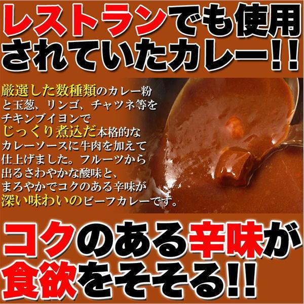 レストラン仕様 ビーフカレー レトルト 中辛 約800g（200g×4食） 飲食店でも使われる本格派カレー