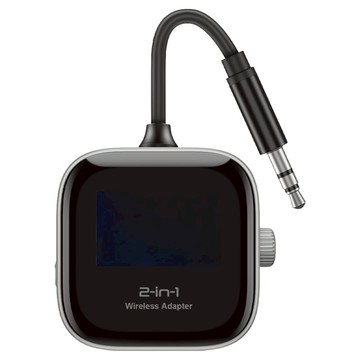 YORI CAR 優里 二合一藍芽適配器  1個  黑色  BT34