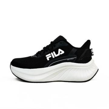 Fila 斐樂 [5-J349Z-005] 女 慢跑鞋 運動 休閒 厚底 緩震 黑 白