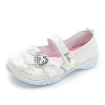 【Barbie芭比】 童鞋 公主休閒鞋 Disney 白/ BAKP66309/K Shoes Plaza