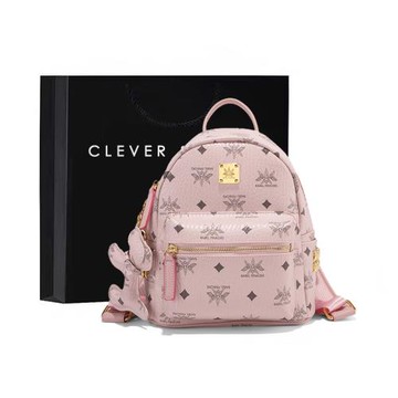 官網小c&k輕奢高端粉色雙肩包女2025新款包包時尚簡約印花背包