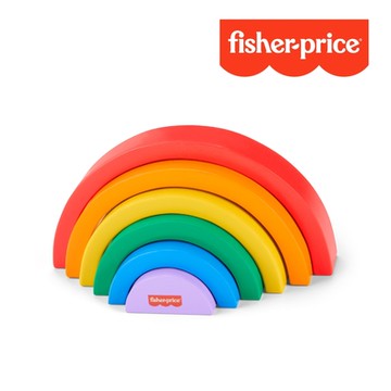 奇哥 Fisher-Price 費雪 木製彩虹疊疊樂