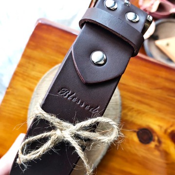 皮帶 皮革材料包 35mm 免費刻字 手工包 義大利 植鞣皮 手工皮帶