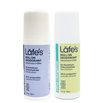 美國 Lafe's organic - 純自然體香劑雙入組-茶樹＋運動