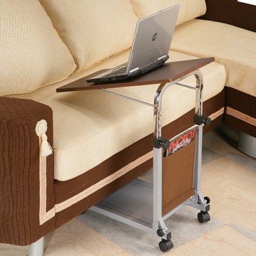 《C&B》折疊式佐原移動便利邊桌-深木紋