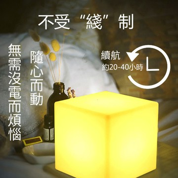 【免運】餐廳裝飾燈 吧檯燈 LED氛圍燈 方塊燈 桌燈 檯燈 立方小夜燈