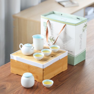 【可開發票 免運】茶具 白瓷 茶壺套裝 精美禮盒 商務禮品 泡茶組 茶具組 泡茶器 陶瓷泡茶杯 功夫茶具 泡茶杯