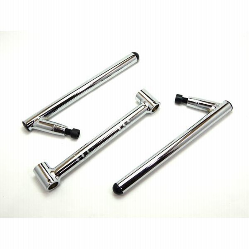 新品 汎用 可変式 コンドルハンドル 22.2mm 幅小650mm メッキ